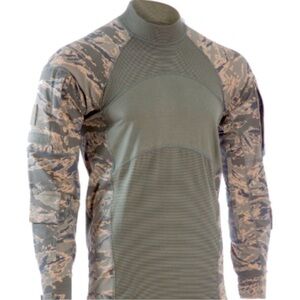 MASSIF Camo Airman Battle Shirt medium long sleeve flame resistant usaf approved